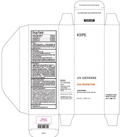 pdp - IOPE UV DEFENSE SUN PROTECTOR outer package